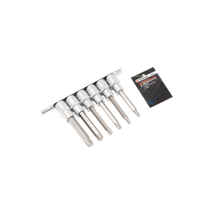 Набор головок-бит Torx 6-гранных (6 шт; 1/2") Forsage F-40913L(46626)