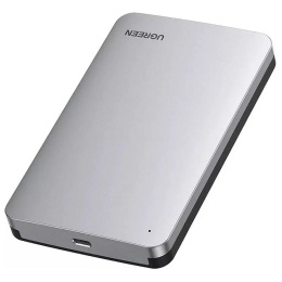 Бокс внешний для жесткого диска UGREEN CM300 70499 2.5-Inch SATA External Hard Drive Enclosure. Цвет: серый