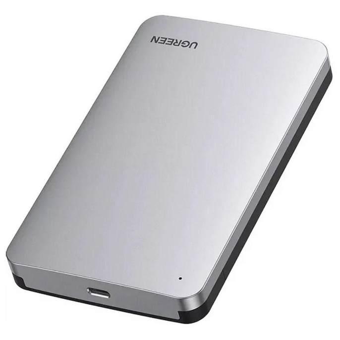 Бокс внешний для жесткого диска UGREEN CM300 70499 2.5-Inch SATA External Hard Drive Enclosure. Цвет: серый