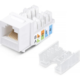 Модуль Cabeus KJ-RJ45-CAT.5E-90-SW информ. Keystone RJ45 кат.5E бронз.