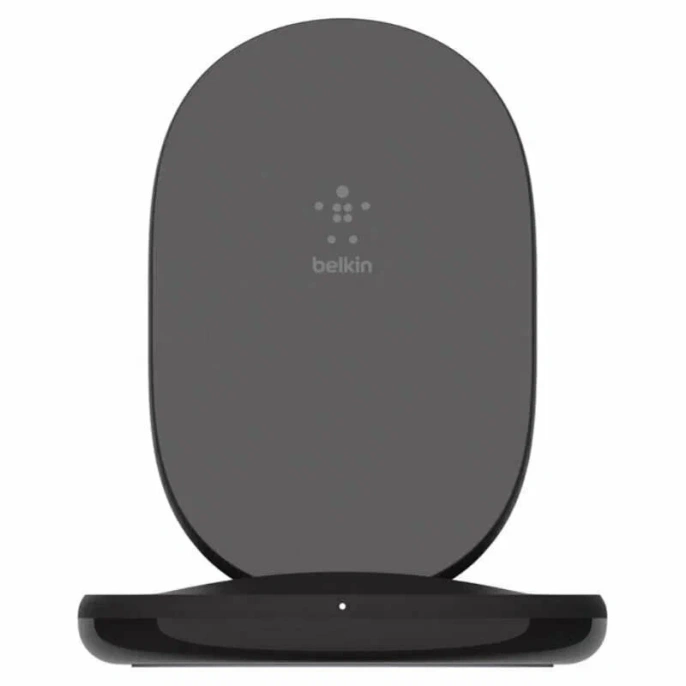 Беспроводная зарядная станция Belkin BoostCharge Wireless Charging Stand 15W Whith Wall Charger - Black WIB002myBK