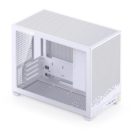 Корпус без блока питания Case JONSBO D32 PRO, Mini-Tower, TG, no fan, 2xUSB-A 3.2 + 1xUSB-C 3.2, mATX, mDTX, mITX White (D32 PRO White)