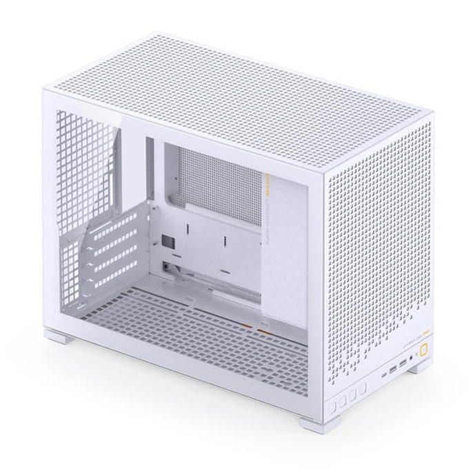 Корпус без блока питания Case JONSBO D32 PRO, Mini-Tower, TG, no fan, 2xUSB-A 3.2 + 1xUSB-C 3.2, mATX, mDTX, mITX White (D32 PRO White)
