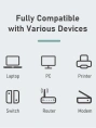 USB-Хаб CABLETIME CB52G (CT-AML100-AG) USB 2,0 до RJ45 Adhernet Adapter Max 100 Мбит / с.