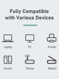 USB-Хаб CABLETIME CB52G (CT-AML100-AG) USB 2,0 до RJ45 Adhernet Adapter Max 100 Мбит / с.