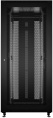 Cabeus ND-05C-42U80/80-BK Шкаф монтажный телекоммуникационный 19" напольный для распределительного и серверного оборудования 42U 800x800x2055mm (ШхГхВ) передняя и задняя перфорированные двери, ручка с замком, цвет черный (RAL 9004)