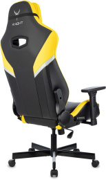 Кресло игровое Knight Thunder 5X черный/желтый экокожа с подголов. крестов. металл