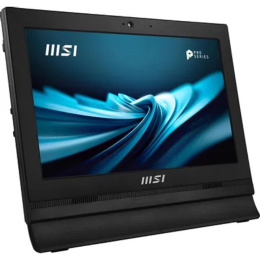 Моноблок MSI Pro AP162T ADL-077RU 15.6" Full HD Touch N100 (0.8) 8Gb SSD128Gb UHDG CR Windows 11 Pro 2xGbitEth WiFi BT 65W клавиатура мышь Cam черный 1920x1080