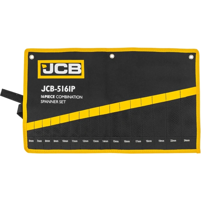 Органайзер JCB тканевый для набора ключей 16пр. JCB-5161P-P(57163)