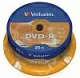 Диск DVD-R Verbatim 4.7Gb 16x Cake Box (25шт) (43522)