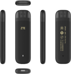Модем ZTE F30Pro 3G/4G, внешний, черный