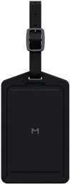 Багажная бирка Magssory Ultima Geo ACL004 Midnight (ACL004m) (встроенная геометка Apple Find My, встроенный аккумулятор с беспроводной зарядкой, 4 месяца без подзарядки, материал: экокожа, микрофибра)
