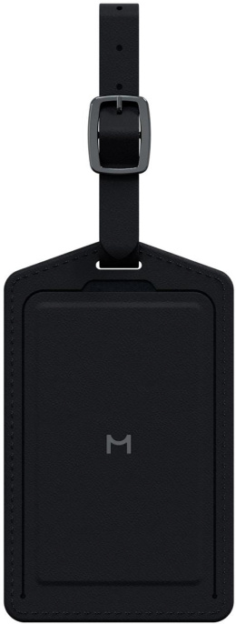 Багажная бирка Magssory Ultima Geo ACL004 Midnight (ACL004m) (встроенная геометка Apple Find My, встроенный аккумулятор с беспроводной зарядкой, 4 месяца без подзарядки, материал: экокожа, микрофибра)