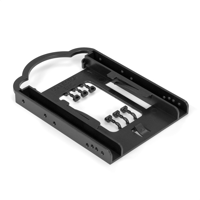 Салазки (переходник) ExeGate HD-2T3P-NF125 для безвинтового крепления HDD/SSD 2.5" в отсек 3.5" пластиковые EX300443RUS