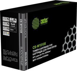 Лазерный картридж CACTUS CS-W1510X W1510X черный, 9700 стр., для HP LJ Pro 4003dw/MFP 4103dw/4103fdw 1988406