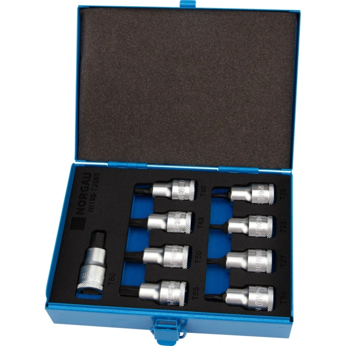 Набор торцевых головок 1/2" со вставками NORGAU 9 предметов NI199-T2060 063792612