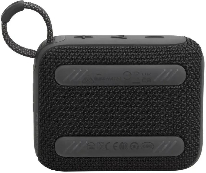 Колонка порт. JBL GO 4 черный/оранжевый 4.2W 1.0 BT 850mAh