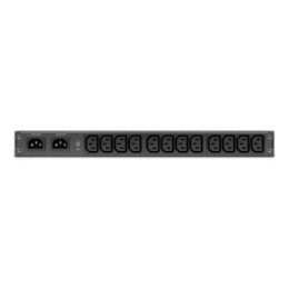 Автоматический переключатель APC Netshelter Rack Automatic Transfer Switch, 1U, 10A, 230V, C14 IN, 12 C13 OUT, 50/60Hz rep. AP4421, AP7721