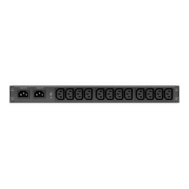 Автоматический переключатель APC Netshelter Rack Automatic Transfer Switch, 1U, 10A, 230V, C14 IN, 12 C13 OUT, 50/60Hz rep. AP4421, AP7721
