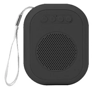 Колонка Smartbuy BLOOM, 3Вт, Bluetooth, MP3, FM-радио, черная (SBS-140)/30