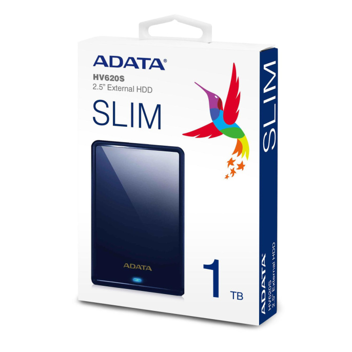 1ТБ Внешний диск HDD  A-Data HV620S, USB 3.1, синий [ahv620s-1tu31-cbl]
