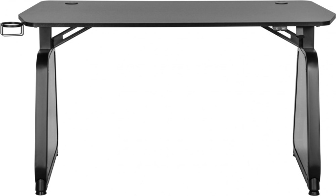 Стол игровой Cactus CS-GMD-BK-RGB, МДФ, черный