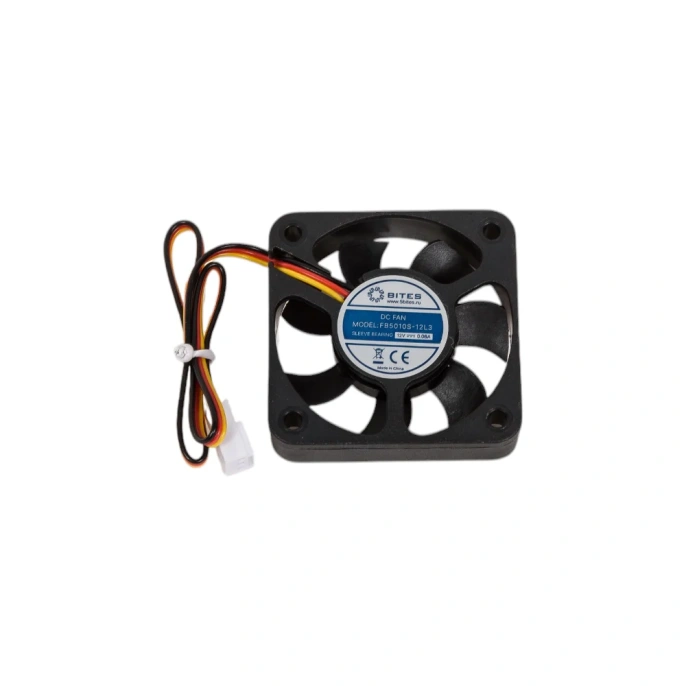 Вентилятор 5bites 50x50x10мм, подшипник скольжения, 4200rpm, 24 дБ, 3pin FB5010S-12L3