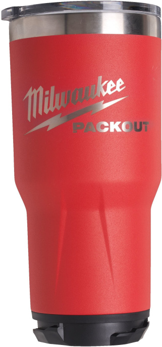 Термокружка Milwaukee PackOut 887мл 4932479075 материал колбы: нержавеющая сталь, материал корпуса: металл/пластик, вакуумная изоляция, вращающаяся магнитная застежка