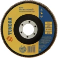 Круг лепестковый торцевой конический (115х22 мм; Р100) ТУНДРА 1857748