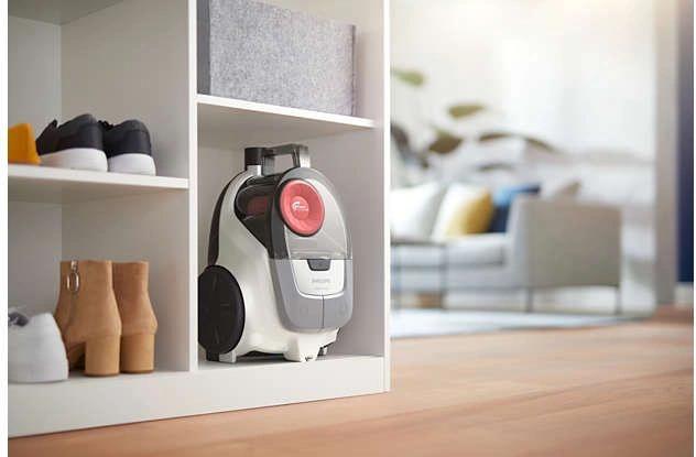 Пылесос Philips 2000 Series XB2042/01, 1800Вт, белый/персиковый