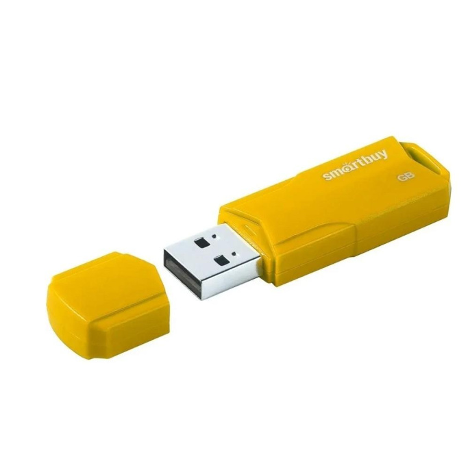 Smartbuy USB Drive 8GB CLUE Yellow SB8GBCLU-Y