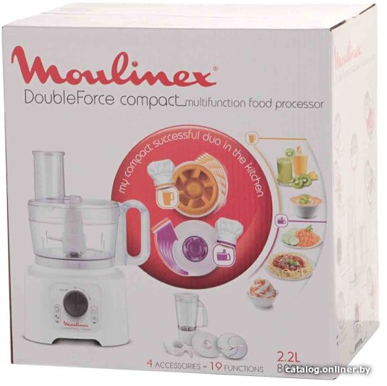 Кухонный комбайн Moulinex Easy Force FP542111 800Вт белый