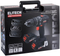Дрель-шуруповерт Elitech CD 20ISL2 (E2201.041.01) 40Вт аккум. патрон:быстрозажимной (кейс в комплекте) (205722)