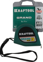 Рулетка Kraftool Grand, 3м [34022-03-16]