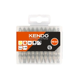 Набор двусторонних бит 10 шт, PH2/SL6, 65 мм KENDO 25404732