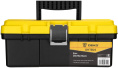 Ящик для инструментов Deko DKTB23 1отд. 4карм. желтый/черный 065-0828