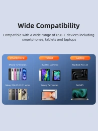 Адаптер CABLETIME CPA1G (CT-CMAC-AG) USB C на 3,5 мм аудио+USB C PD 60 Вт