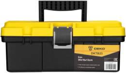 Ящик для инструментов Deko DKTB23 1отд. 4карм. желтый/черный 065-0828
