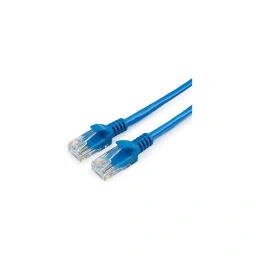 Патч-корд Гарнизон CCA light UTP кат.5e, 3м, литой, многожильный (синий), PC-UTP-5e-3-B