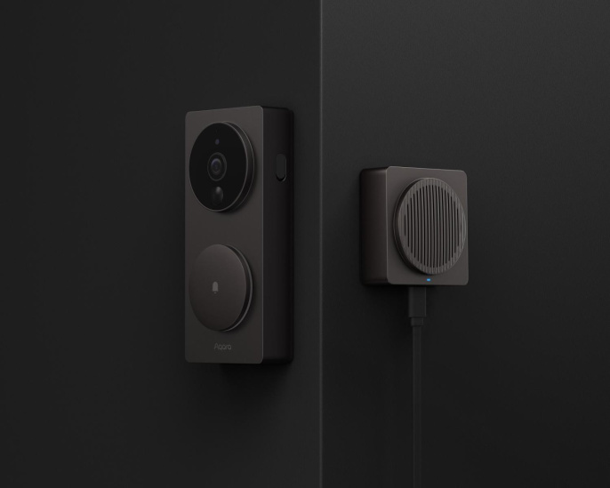 Видеозвонок Aqara Smart Video Doorbell G4 черный SVD-KIT1