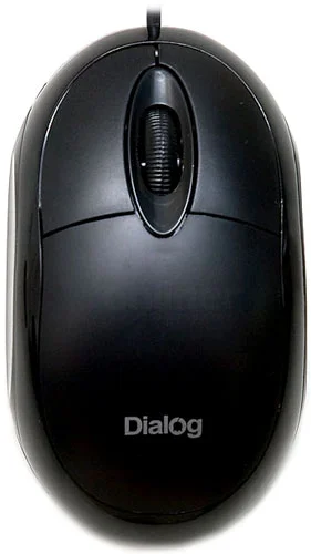 Мышь MOP-00BU Dialog Pointer Optical - 3 кнопки ролик прокрутки, USB