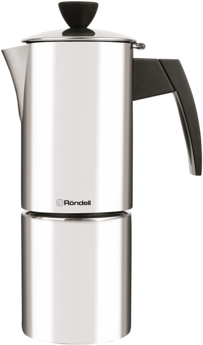 Кофеварка гейзерная. Rondell Loft Professional RDS-1512 0.3л сталь нержавеющая стальной