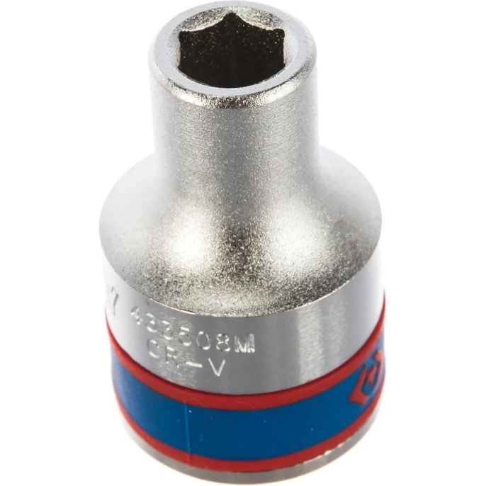Головка торцевая стандартная шестигранная 1/2", 8 мм KING TONY 433508M