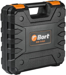 Дрель-шуруповерт Bort BAB-16-BLK, 2Ач,  с двумя аккумуляторами [93414868]