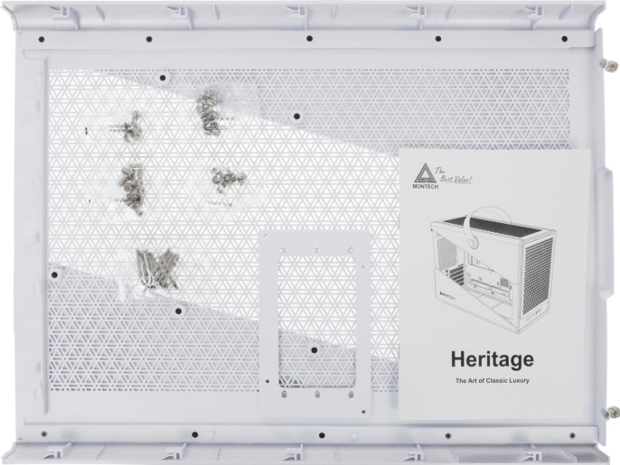 Корпус Montech Heritage (W) белый без БП mATX 9x120mm 2x140mm 2xUSB3.0 audio bott PSU