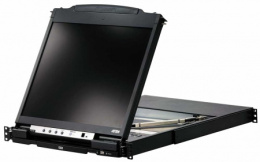 KVM консоль ATEN 19" Dual Rail LCD Console PS/2-USB, VGA CL5800N-ATA-RG