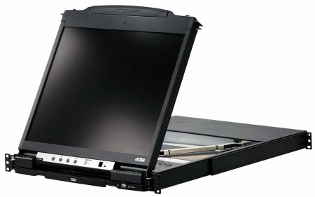 KVM консоль ATEN 19" Dual Rail LCD Console PS/2-USB, VGA CL5800N-ATA-RG