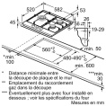 Встраиваемая варочная панель BOSCH Газ, 60 см, 3 конфорки, горелка с двойным пламенем, тип поверхности - нержавеющая сталь, независимая, серебристый цвет (PCC6A5I90)