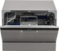 Посудомоечная машина Weissgauff TDW 4017 DS серебристый/черный компактная