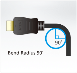 Шнур ATEN 2L-7DA6H, мониторный, HDMI, HDMI High Speed, Male-Male, опрессованный, 0.6 метр., черный